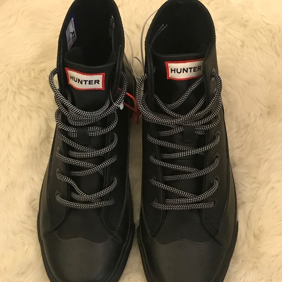 Hunter Shoes - Hunter Dipped Canvas High Top Sneakers